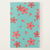 Japanisch Cherry Blossom Floral Planer (Rückseite)