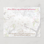 Japanisch Cherry Blossom Flyer (Hinten)
