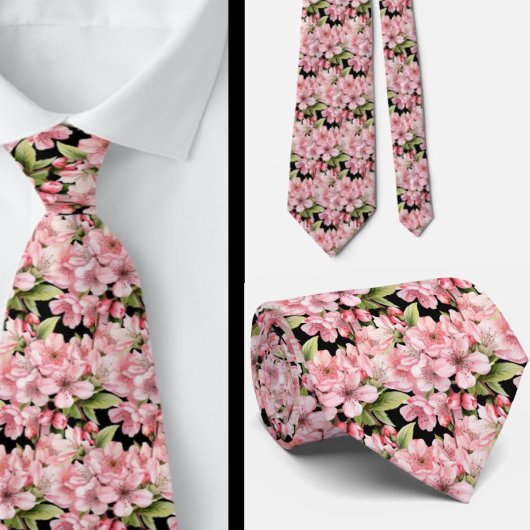 Japanisch Cherry Blossom Neck TIe Krawatte