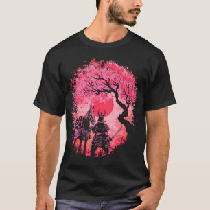 Japanisch Cherry Blossom Sakura Samurai Kiso Pferd T-Shirt