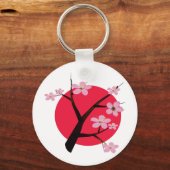 Japanisch Cherry Blossom Tattoo Schlüsselanhänger (Vorderseite)