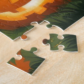 Japanisch Chin Dogs Pumpkin Halloween Funny Puzzle (Seite)