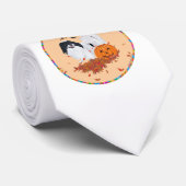 Japanisch-Chin Halloween Krawatte (Gerollt)