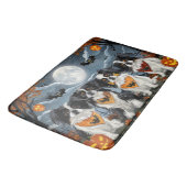 Japanisch Chin Halloween Spooky Badematte (Schrägansicht)