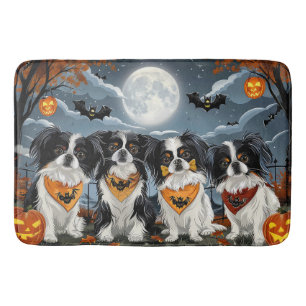 Japanisch Chin Halloween Spooky Badematte