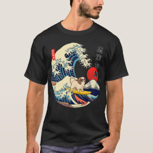 Japanisch Chin Japanisch Kanagawa Wave Surf Loyal T-Shirt