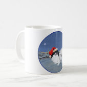 Japanisch Chin Winter Night Kaffeetasse (Vorderseite Links)