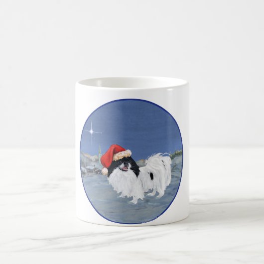 Japanisch Chin Winter Night Kaffeetasse (Mittel)
