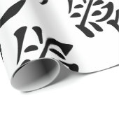 Japanisch - chinesisches Symbol der Liebe-"Ai" (愛) Geschenkpapier (Rolleneckpunkt)