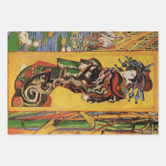 Japanisch Courtesan Oiran von Vincent van Gogh Geschenkpapier Set (Vorderseite)