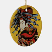 Japanisch Courtesan Oiran von Vincent van Gogh Keramikornament (Rechts)