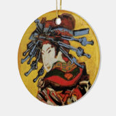 Japanisch Courtesan Oiran von Vincent van Gogh Keramikornament (Links)