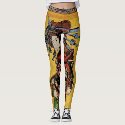 Japanisch Courtesan Oiran von Vincent van Gogh Leggings (Vorderseite)