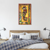 Japanisch Courtesan Oiran von Vincent van Gogh Leinwanddruck (Insitu (Schlafzimmer))