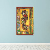 Japanisch Courtesan Oiran von Vincent van Gogh Leinwanddruck (Insitu (Holzboden))
