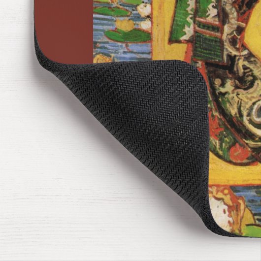 Japanisch Courtesan Oiran von Vincent van Gogh Mousepad (Ecke)