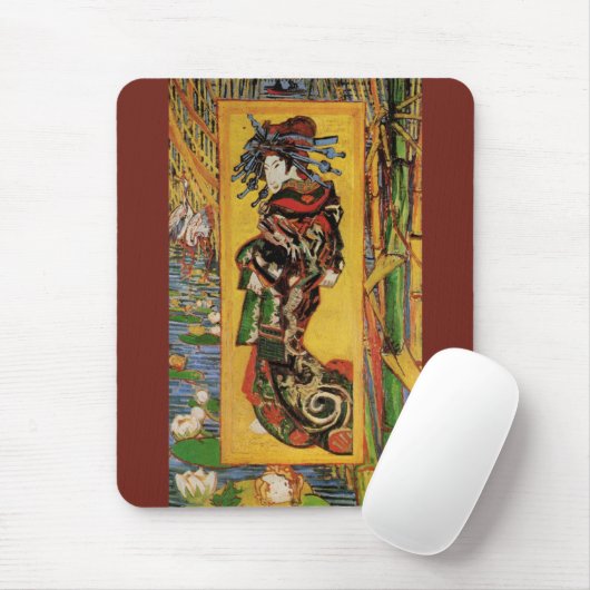 Japanisch Courtesan Oiran von Vincent van Gogh Mousepad (Mit Mouse)