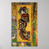 Japanisch Courtesan Oiran von Vincent van Gogh Poster (Vorne)