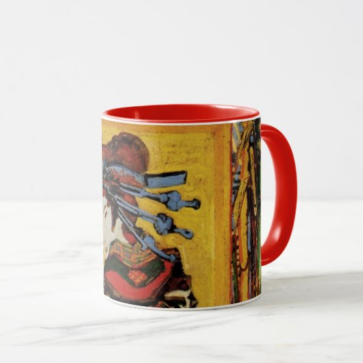 Japanisch Courtesan Oiran von Vincent van Gogh Tasse (VorderseiteRechts)