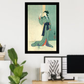Japanisch Courtesan (schwarz) Poster (Heimbüro)