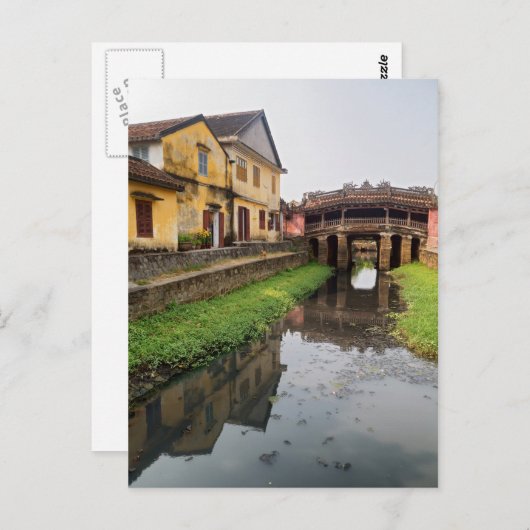 Japanisch Covered Bridge, Hoi An, Vietnam Postkarte (Vorne/Hinten)