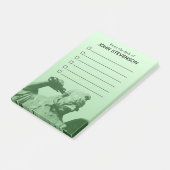 Japanisch Crow Tengu Yokai Checkliste Post-it Klebezettel (angewinkelt)