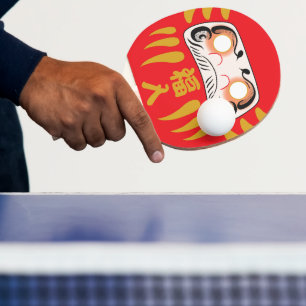 Japanisch Daruma Ping Pong Paddle Tischtennis Schläger