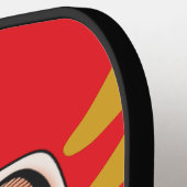 Japanisch Daruma - Viel Glück Pickleball Schläger (Linke Seite)