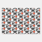 Japanisch Die Große Welle, Fuji, Sakura Geschenkpapier Set (Vorderseite)