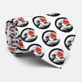 Japanisch Die Große Welle, Fuji, Sakura Krawatte (Gerollt)