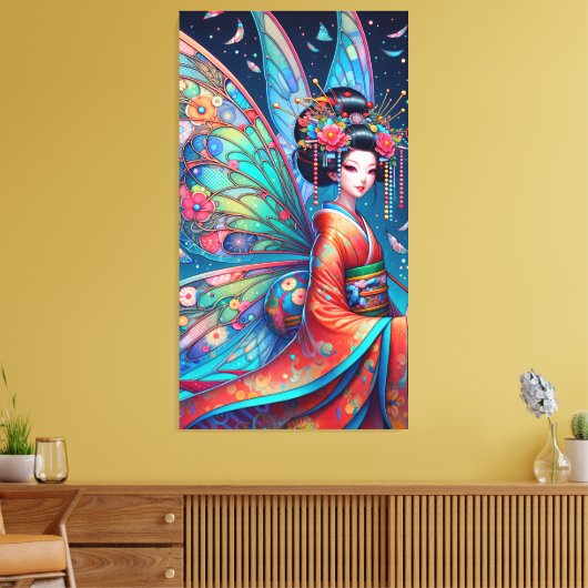 Japanisch Fairy Leinwanddruck (Insitu (Wohnzimmer))