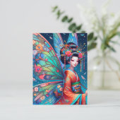 Japanisch Fairy Postkarte (Stehend Vorderseite)