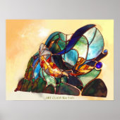 Japanisch Fine Art Koi Fish Design Poster (Vorne)