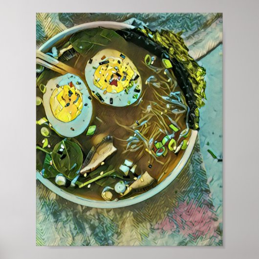 Japanisch Food Liebhaber Poster (Vorne)