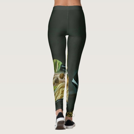 Japanisch Food Ramen Lovers Leggings (Rückseite)