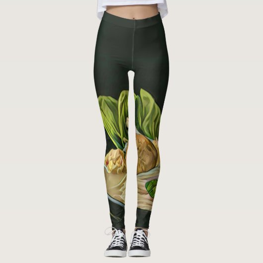 Japanisch Food Ramen Lovers Leggings (Vorderseite)