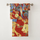 Japanisch Geisha Art -   Badhandtuch Set (Insitu)