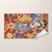 Japanisch Geisha Art -   Badhandtuch Set (Handtuch)