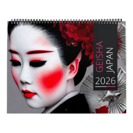 Japanisch Geisha Calendar Kalender