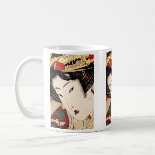 Japanisch Geisha Fine Art Kaffeetasse (Links)