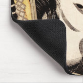 Japanisch Geisha Fine Art Mousepad (Ecke)
