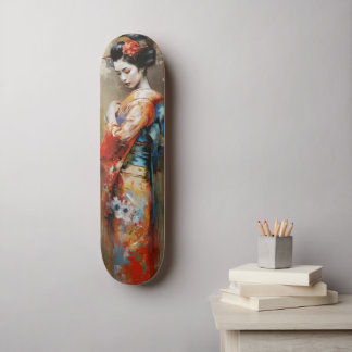 Japanisch Geisha kawaii Girl Anime Skateboard