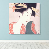 Japanisch Geisha Leinwanddruck (Insitu (Holzboden))