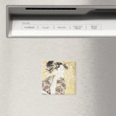Japanisch Geisha Magnet (In Situ (Geschirrspüler))