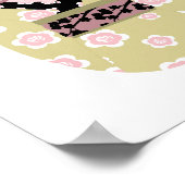 Japanisch Geisha Matryoshka Poster (Ecke)