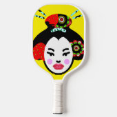 Japanisch Geisha Pickleball Paddle (Rückseite)