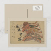 Japanisch Geisha Postkarte (Vorne/Hinten)