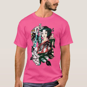 Japanisch Geisha Sword Samurai Warrior 1 T-Shirt