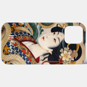 Japanisch Geisha Ukiyo e Art Name Case-Mate iPhone Hülle (Rückseite (Horizontal))