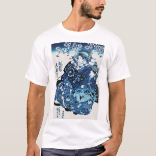 Japanisch Geisya Woman, Kuniyoshi, Ukiyo-e T-Shirt